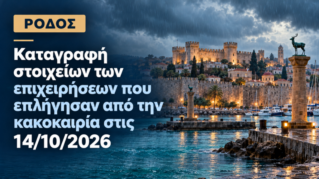 &Alpha;&nu;&alpha;&kappa;&omicron;ί&nu;&omega;&sigma;&eta; &kappa;&alpha;&tau;&alpha;&gamma;&rho;&alpha;&phi;ή&sigmaf; &pi;&lambda;&eta;&gamma;έ&nu;&tau;&omega;&nu; &epsilon;&pi;&iota;&chi;&epsilon;&iota;&rho;ή&sigma;&epsilon;&omega;&nu; &sigma;&tau;&eta; &Rho;ό&delta;&omicron;
